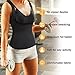 Rolewpy Women Sweat Neoprene Waist Trainer Hot Slimming Sauna Vest Tummy Control Body Shaper For Weight Loss (Black Gym Tops, M(US 8-10))