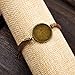 Woven Leather Bracelet Bangle Blank Base Fit 20mm Round Glass Cabochon Gems Setting Bezel Tray for Jewelry Making Pack of 20