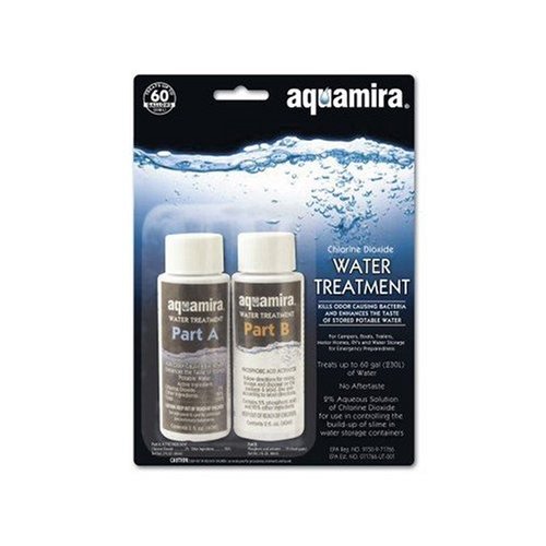 Aquamira Water Treatment, 2 Oz, Part A and B, Chlorine Dioxide Amazon