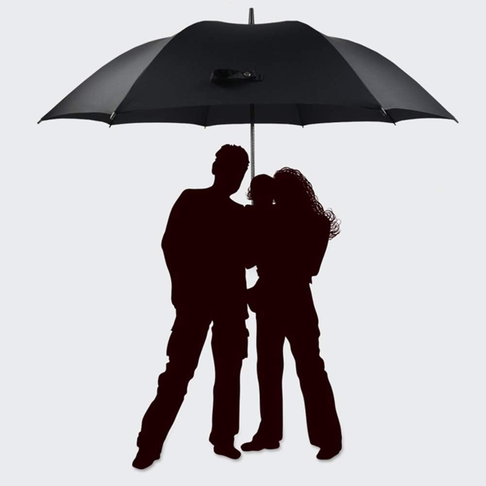 Zxl 2m Extra Large Golf Umbrella Strong Umbrellas Windproof Long Umbrella Double Canopy 78 Inch Garden Patio Umbrella Men Business Stick Umbrella Black Amazon Co Uk Kitchen Home