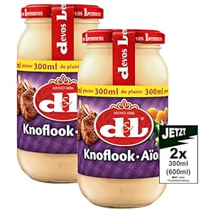 Devos Lemmens D & L Knoflook Aioli Sauce 2x 300ml (600ml) – knoflooksaus