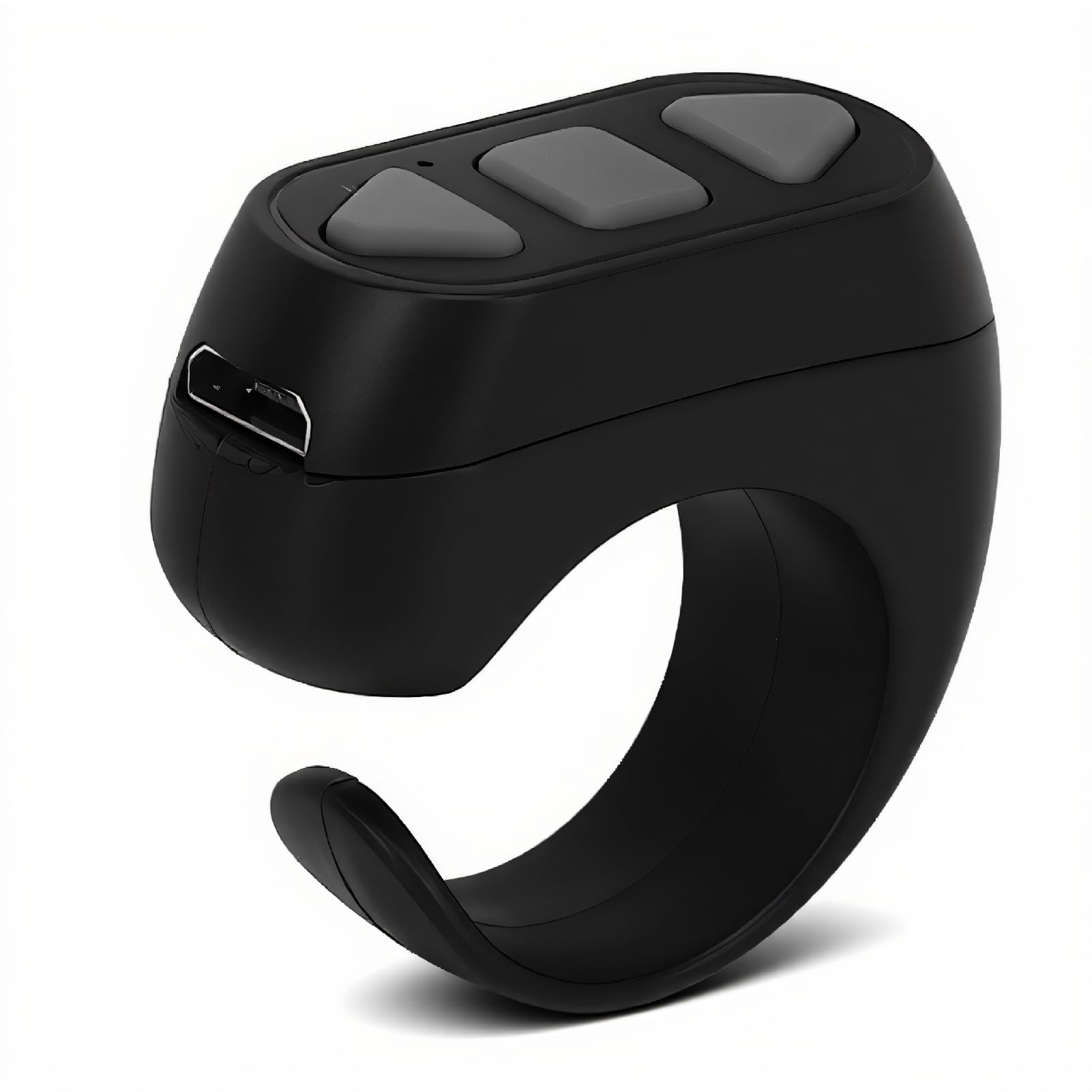 for TIK Tok Remote, for Tiktok Scrolling Ring, Bluetooth Page Turner for Kindle APP, for TIK Tok APP Compatible with IOS & Android (Black)