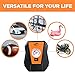 Small Air Compressor Pump: Portable 12V Tire Inflator with Pressure Gauge and Tire Pump-Compressor Tanks with 3 Foot Hose & 3 Universal Nozzle Adapters for Automobiles, Bike Tires & Inflatables
