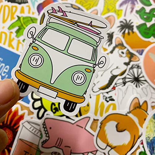 6 Stickers+Laptop+Bottle+Sticker+Waterproof