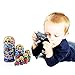 IUMÉ Nesting Dolls，Russian Matryoshka Wood Stacking Nested Semenov Wooden Handmade Toys The Best Gift for Children Kids Christmas Mother's Day Birthday Home Room Decorat Halloween Wishing Gift 7 PCS