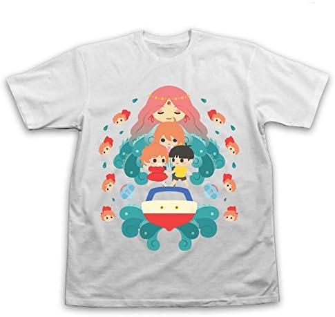 Inksterinc Youth Ponyo Studio Ghibli Miyazaki Youth Shirt Black