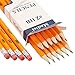 Madisi Wood-Cased #2 HB Pencils, Yellow, Pre-sharpened, 16 Packs of 12-Count, 192 pencils in box