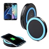 Creazy® Qi Wireless Power Charger Charging Pad For Samsung Galaxy S7/S7 Edge (Blue)