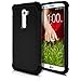 LG G2 Case, MagicMobile® Hybrid Rugged Impact Resistant Shockproof Protective LG G2 Case Double Layer Cover Hard Shell and Soft Rubber Silicone Skin [ Black - Black ] Tough Armor Case for LG G2 (2013)