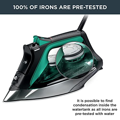Rowenta Pro Master Stainless Steel Soleplate Steam Iron for Clothes 400