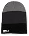 neff Trio Slouchy Knit Beanies Winter Hats for Men & Women, Black/Grey, One Size