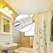 36 Pack Shower Curtain Rings Curtain C Rings Hook Hanger Bath Drape Loop Clip Glide (White)
