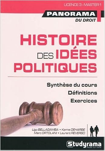 Amazon Fr Histoire Des Idees Politiques Bellagamba Ugo Deharbe Karine Ortolani Marc Reverso Laurent Livres
