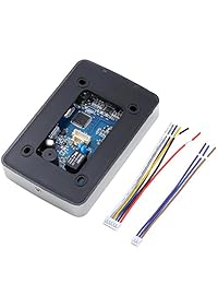 matee Kit de Sistema de Control de Acceso con teclado Fuente de alimentación huelga Lock botón Keyfobs de salida para Single Puerta