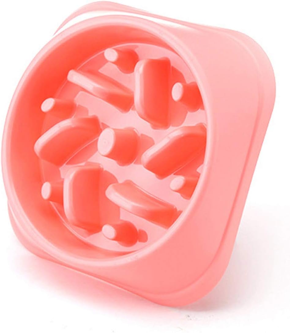 Dog Feeding 1 Pcs Popular Pet Dog Bowl Plastic Slow Feeder Bloat