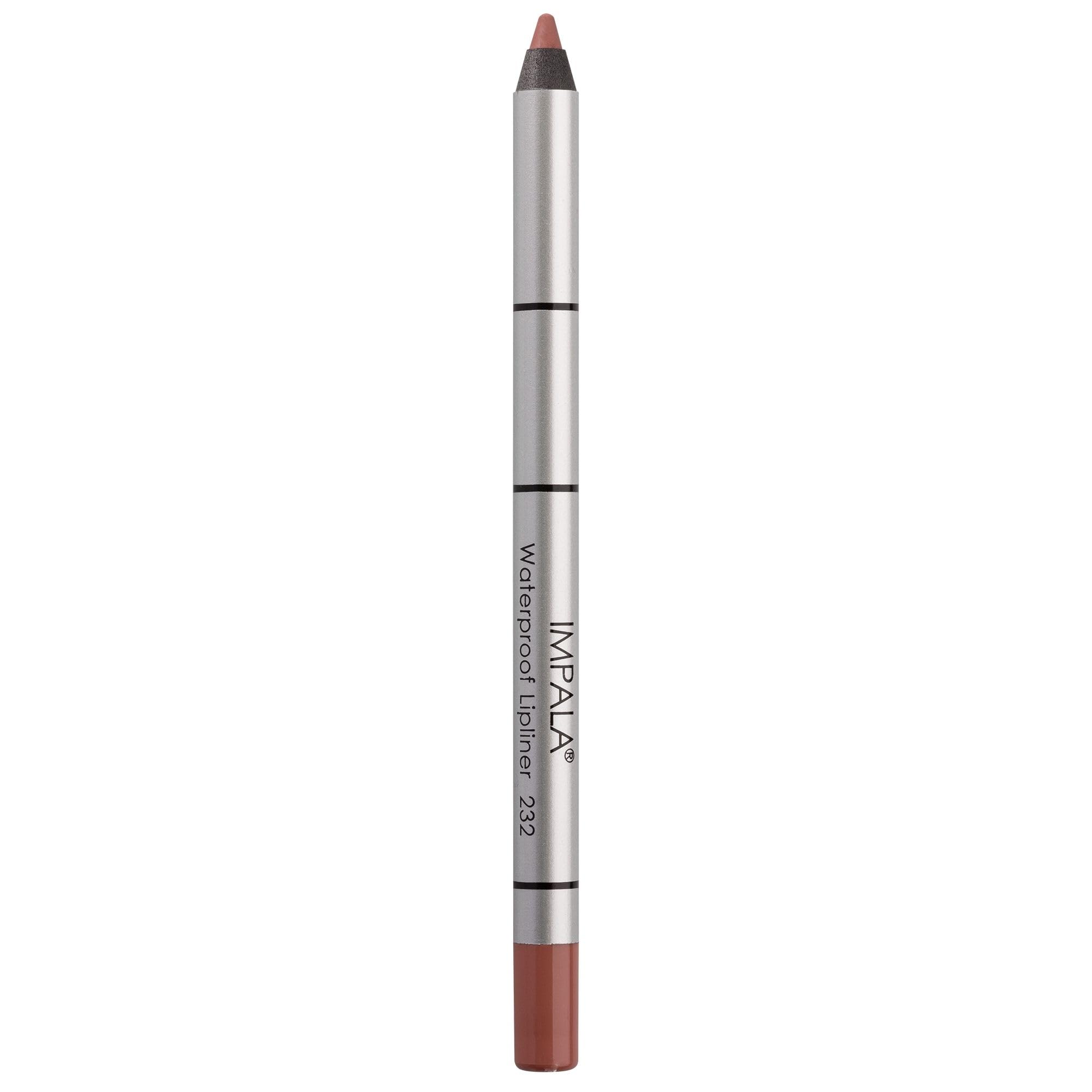 IMPALA | Creamy Waterproof Lip Pencil Pale Nude Color 232 | Permanent Lip Liner | Waterproof Lip Pencil | Long-lasting Lip Liner | Volumizing Effect