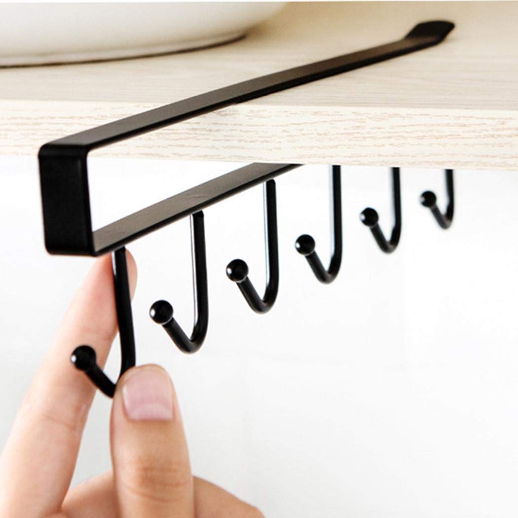 UpBeauty New Iron Multi-Function Kitchen Cabinet Organized Hook Utility Hooks