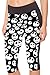 Timemory Womens Printed GYM Athletic Workout Capri Leggings Running Tights