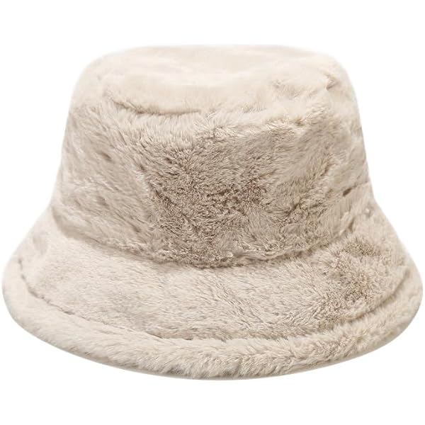 Sherpa Faux Fur Reversible Bucket Hat for Women - Winter  display picture 1