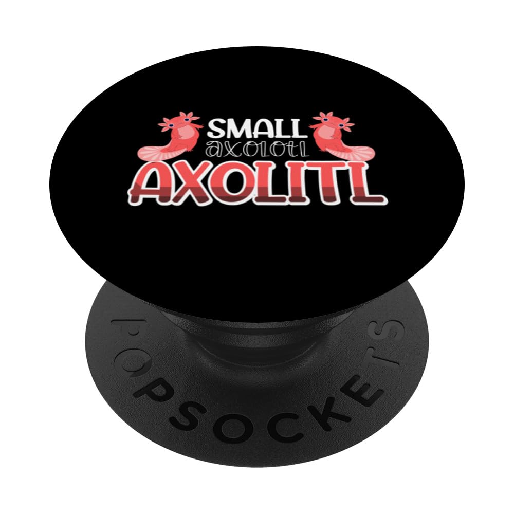 Small Axolotl Comic Cartoon Axolotls PopSockets Swappable PopGrip