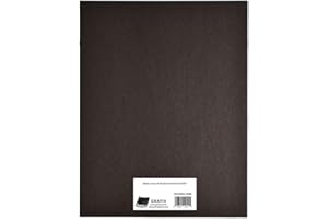 Grafix Medium Weight Chipboard – 8.5 x 11”, Black, Pack of 25 – Acid-Free 0.057” Chipboard Sheets, Create Three-Dimensional E