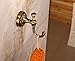 Rozin Antique Brass Bath Towel Hook Wall Mounted Robe Clothes Hanger