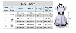 TOONRAIN Women's Maid Costume, Anime Cosplay Dress