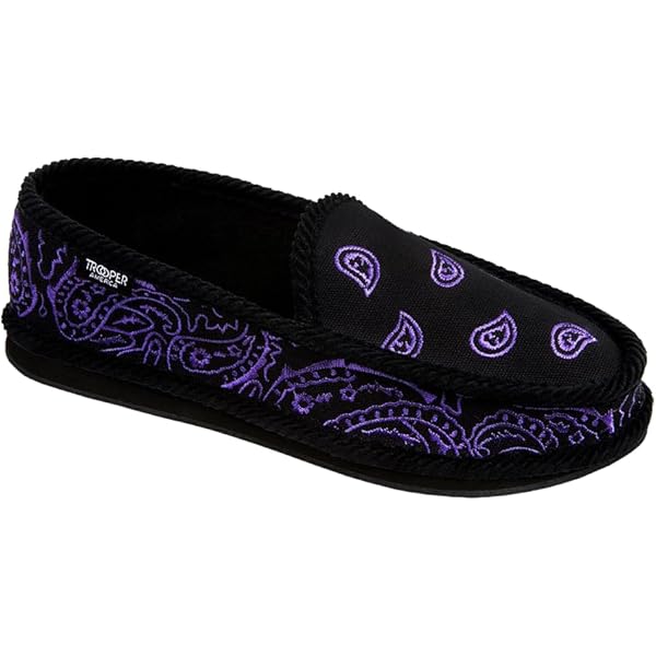 Shoes Wholesale Men KS-002 Red Bandana Paisley Slip-On Cozy
