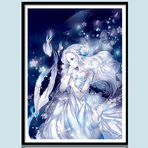 YaYiYo DIY Full Diamond Painting Cross Stitch Embroidery Lovely Princess Pattern Rhinestone Pasted Painting