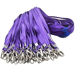 Antspirit Purple Lanyards Bulk Lanyards for Id