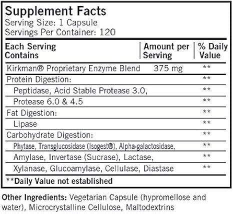 Amazon.com: Maximum Spectrum Fruit Free Enzyme Complete w/Isogest®120: Health & Personal Care