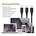 Aonsen Lightning Cable 5Pack 3FT 6FT 6FT 10FT 10FT Nylon Braided Certified iPhone Cable USB Cord Charging Charger for iPhone X/8/8 Plus/7/7 Plus/6s/6s Plus/6/6 Plus/5/5S/5C/SE/iPad Black Blue