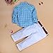FEITONG 1Set Kids Baby Boys Long Sleeve T-Shirt Tops+Trousers+Belt (2T / 2Years)