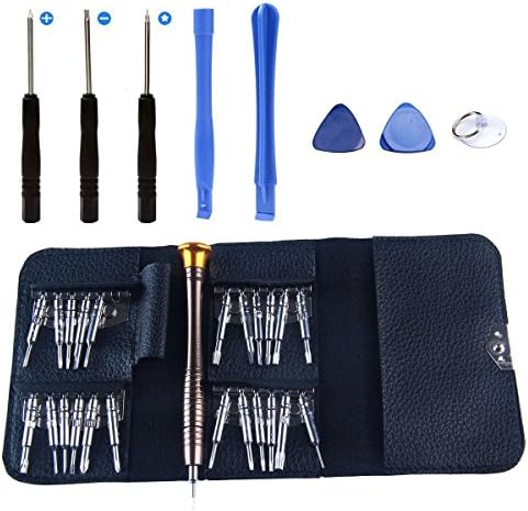 KEL 25 in 1 Repair opening Tool Kit Pentalobe Torx Phillips Screwdriver with 8 in 1 8PCS Opening Pry Tool Repair Kit Set Screwdriver for i Phone iPod