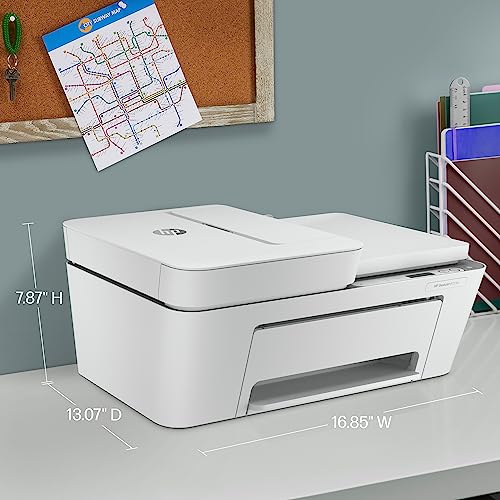 HP DeskJet 4155e Wireless Color Inkjet Printer, Print, scan, copy, Easy