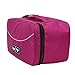 BAGSMART Travel Gear Luggage Packing Cube Lingerie Travel Case Bra Underwear Bag, Rose red