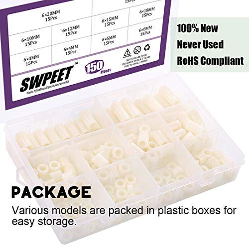5 Swpeet+Standoff+Assortment+Plastic+Prototyping
