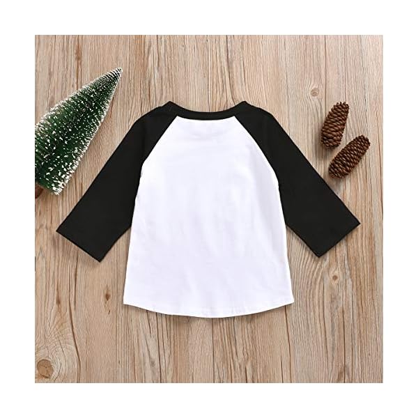 Toddler Baby Ruffle Sleeve Blouse Christmas Tree Printed Long Sleeve T-Shirts Tops Clothes - Image 3