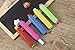 Etmact 30pcs Colored Plastic Blackboard Adjustable Chalk Clip Chalk Holder for Teachers Kids School Office Drawing Board, 5 color, 3.7