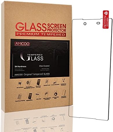 Xperia Z5 Premium Screen Protector Tempered Glass,AMICOO Flipcase [Bubble Free] [9H Hardness] [HD Clear] [Anti-Fingerprint] [Scratch-Resistant] / Case Friendly for Sony Xperia Z5 Premium