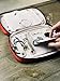 MOSAJIE AlgorithmBags Travel Jewelry Organizer Storage Case for Necklace, Earrings, Rings, Bracelet (True Blood, Leather & Suede)