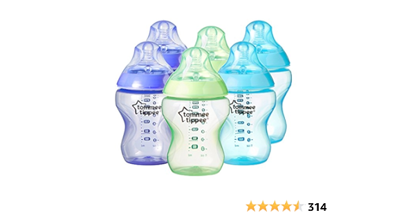 tommee tippee bottles 260ml x 6