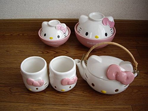 ☆希少☆ハローキティ☆夫婦茶碗☆湯のみ☆急須☆5点☆セットの買取 