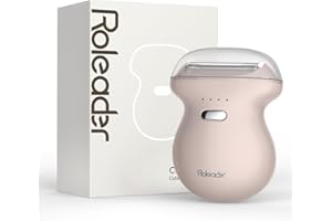 ROLEADER Mini Electric Shaver for Women, Travel Body Hair Trimmer Hair Removal Razor with LED Display, Waterproof Wet/Dry Use Type-C Charging, On-The-Go Skin