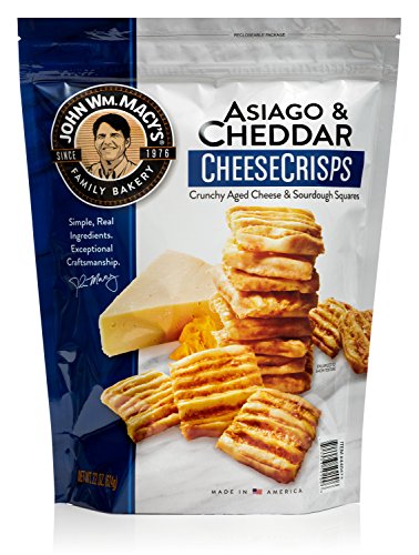 John Wm. Macy's Asiago & Cheddar CheeseCrisps, 22 Ounce Bag, Pack of 2 - Thumbnail 2