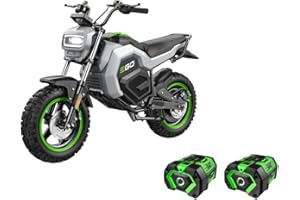 EGO POWER+ Battery Powered Electric Mini Bike, 28 MPH, Includes (2) 56V 7.5Ah Batteries and Charger - MB1005-2