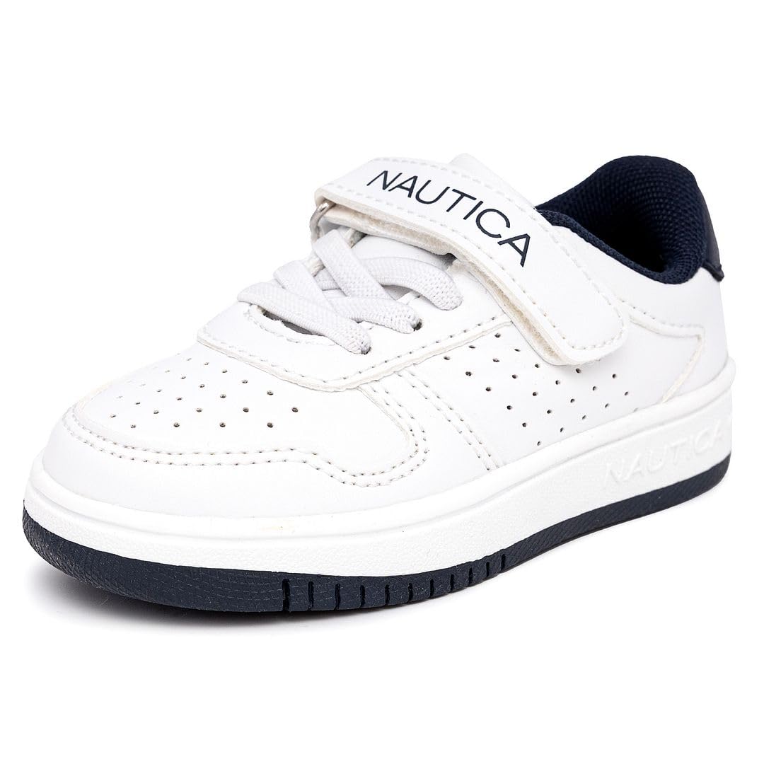 Nautica Kids Sneakers Adjustable Strap Bungee