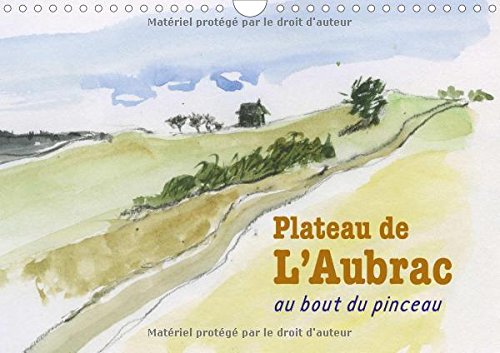 Plateau de l'Aubrac, au bout du pinceau 2016: Une randonnee sur le plateau de l'Aubrac, au bout du pinceau (Calvendo Art) (French Edition) by (Hardcover-spiral)
