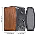 Fosi Audio Bookshelf Speakers Passive Wooden Hi-Fi Speakers 5-Inch 2.0 for TV Desktop Shelf Home Theater Surround System DK560-Nthumb 3