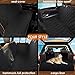 BABYLTRL Dog Car Seat Cover Waterproof Pet Seat Cover Nonslip Back Seat Cover for Cars Trucks and SUVS (Black, Hammock)